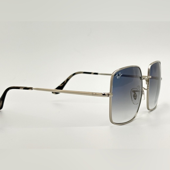 Ray-Ban Sunglasses RB1971 Silver Gradient Blue Lens Square Frame main image 8